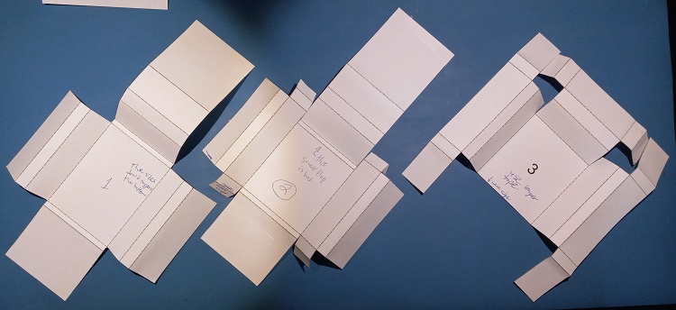 Box insert prototypes